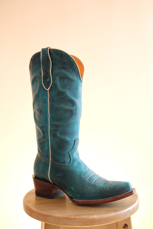 Turquoise Boots