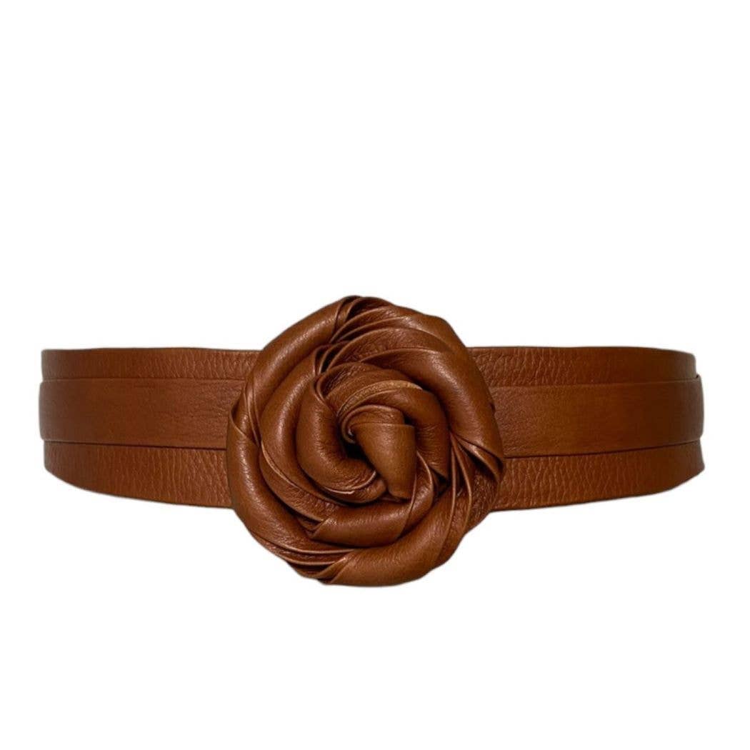 Midi Wrap Belt - Whiskey - OS