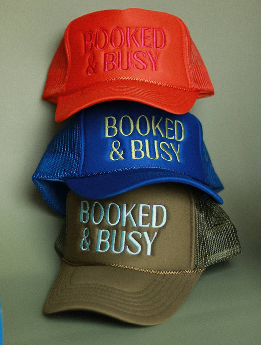 BOOKED & BUSY spring hat 