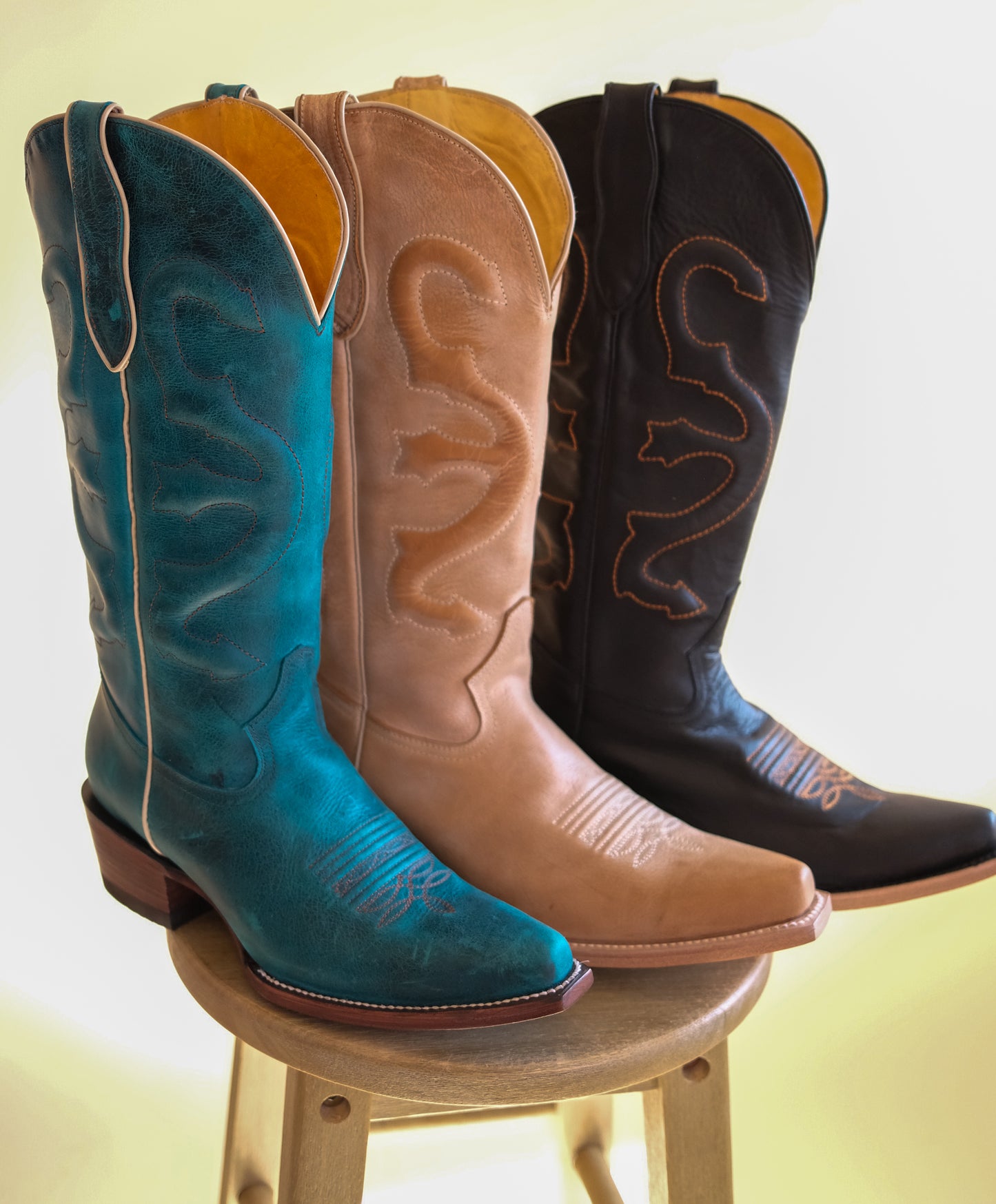 Turquoise Boots