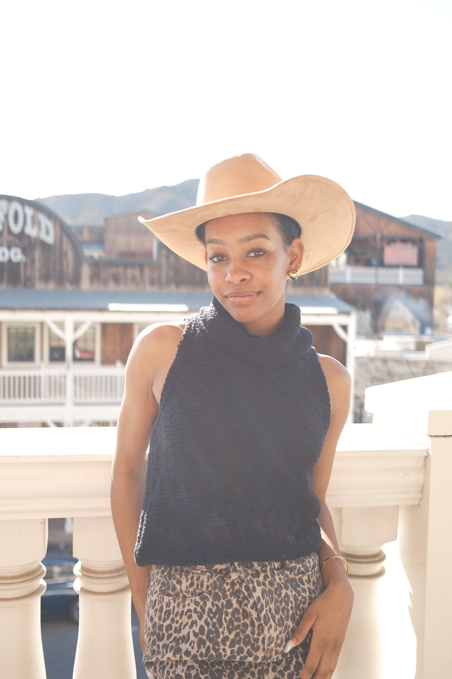 Rodeo Western Hat - Latte