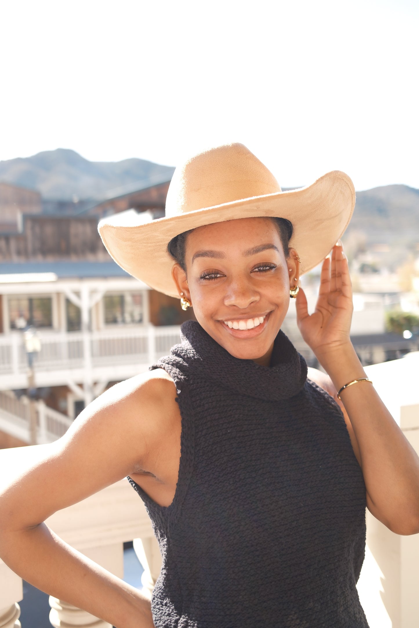 Rodeo Western Hat - Latte