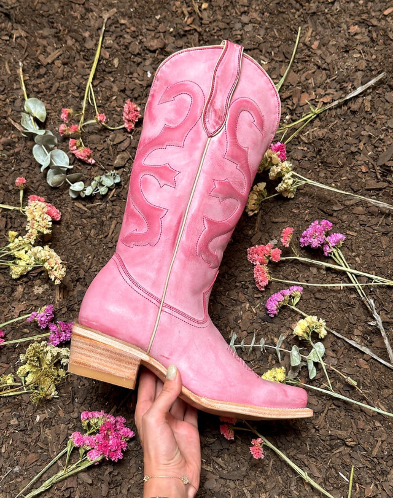 *PREORDER* Pinky Leather Boots