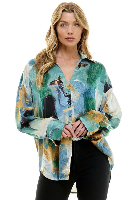 Rain on Me Oversized Shirt