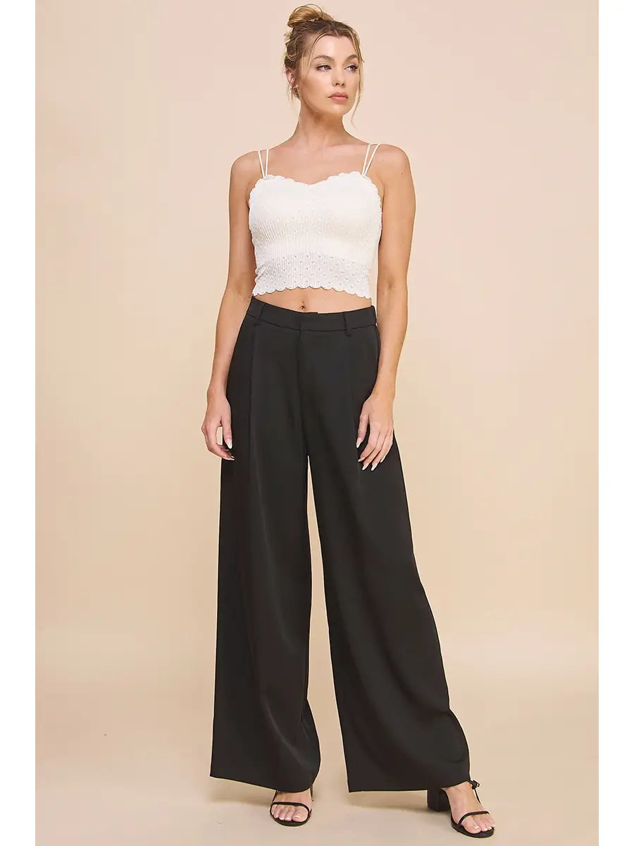 Scalloped Edge Ditsy Floral Brami