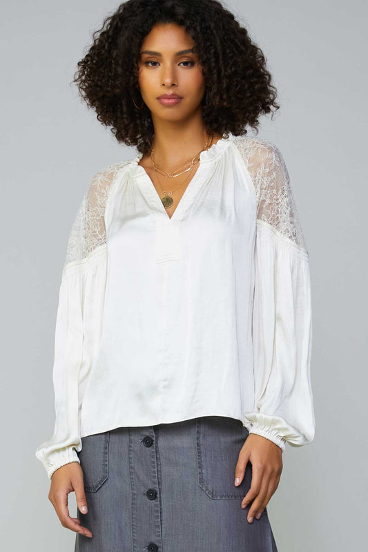 Chantelle Satin Blouse