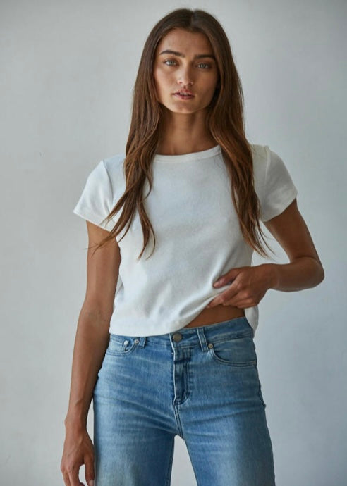 Everyday Fitted Crop Tee