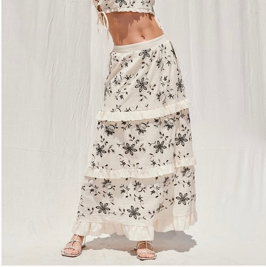 Mumu Floral Skirt