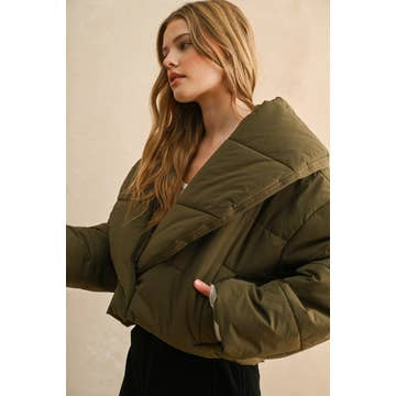 Collared Puffer Jacket