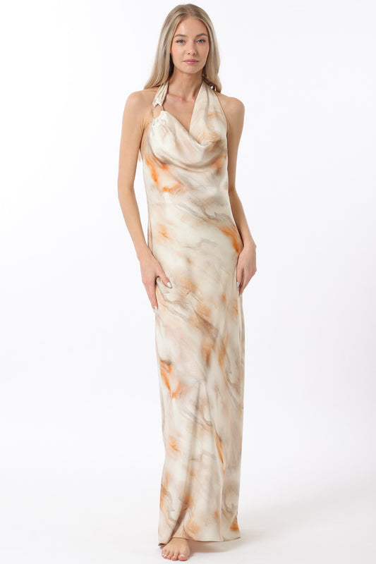 Apricot Maxi Dress