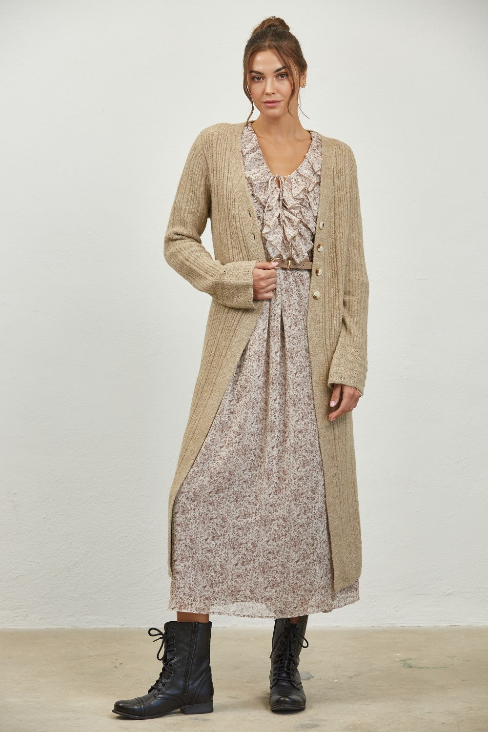 City Line Long Sweater Cardigan
