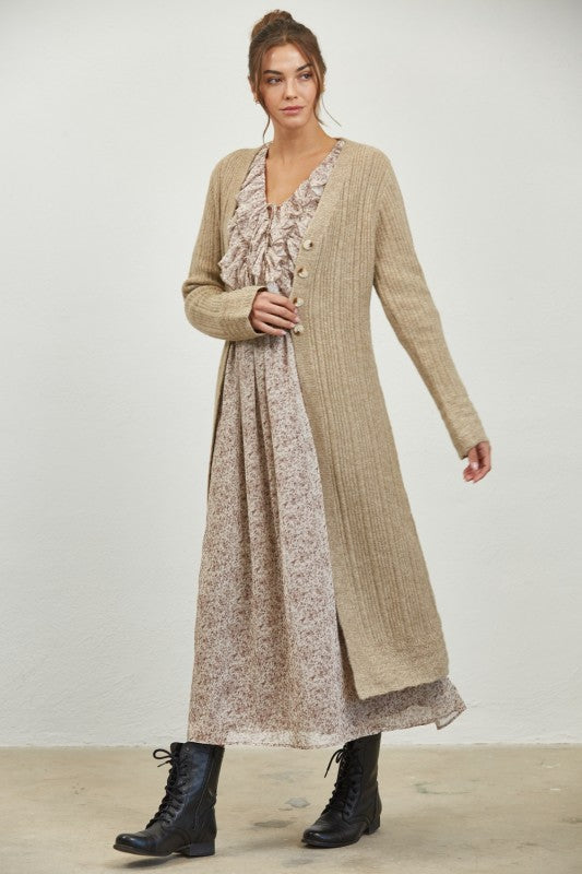 City Line Long Sweater Cardigan