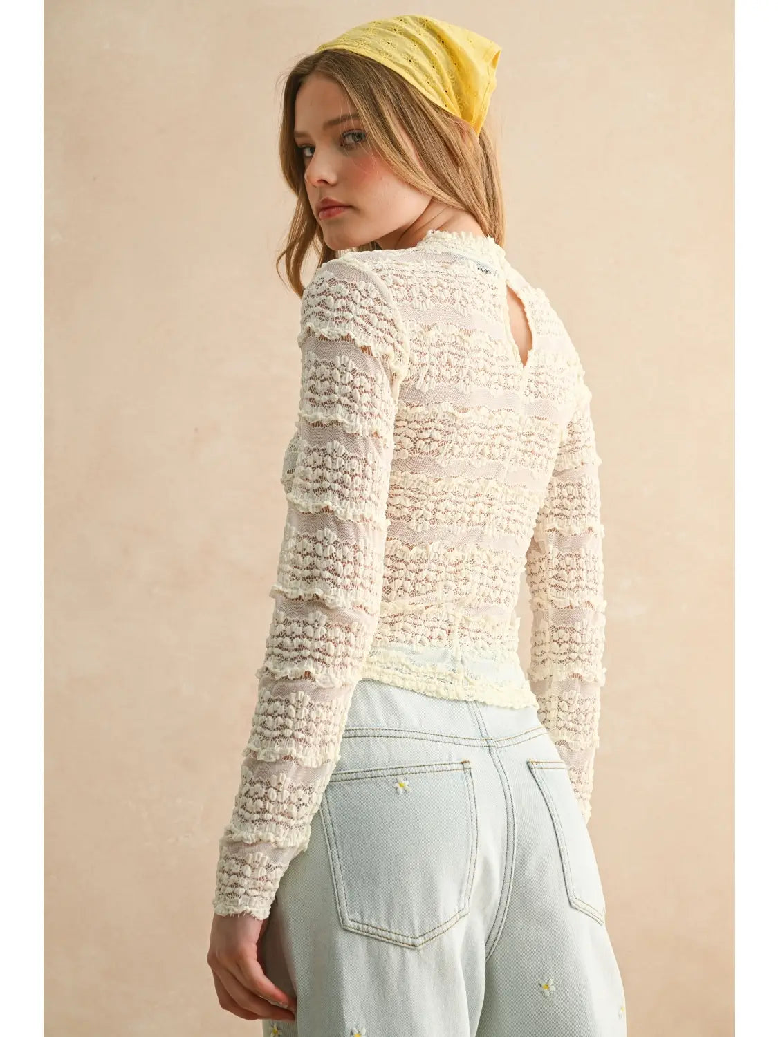 Buttercream Lace Blouse