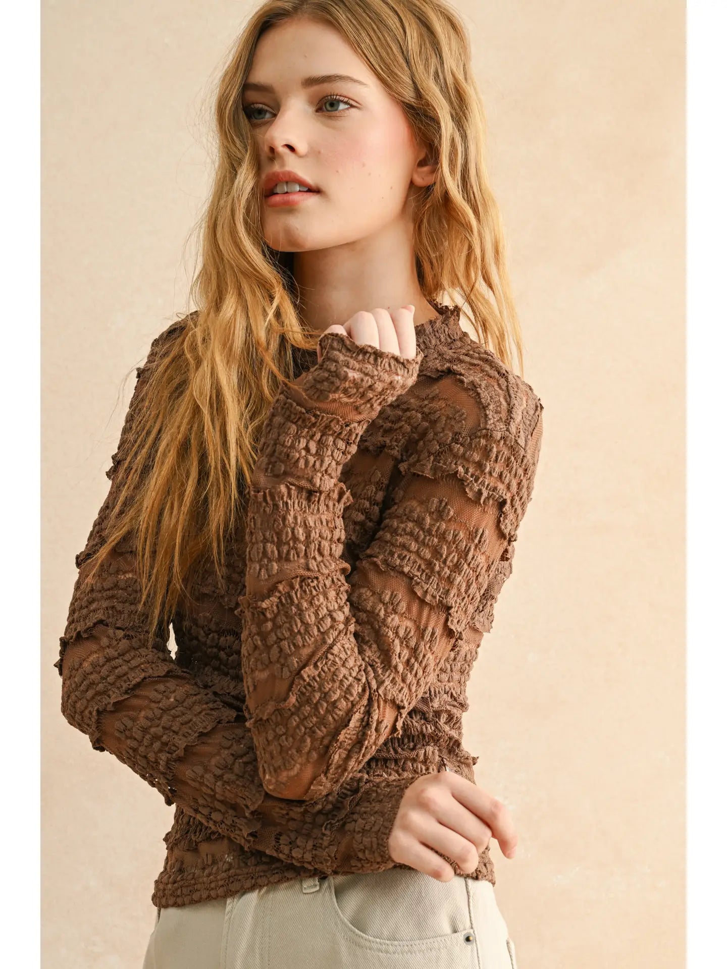 Buttercream Lace Blouse