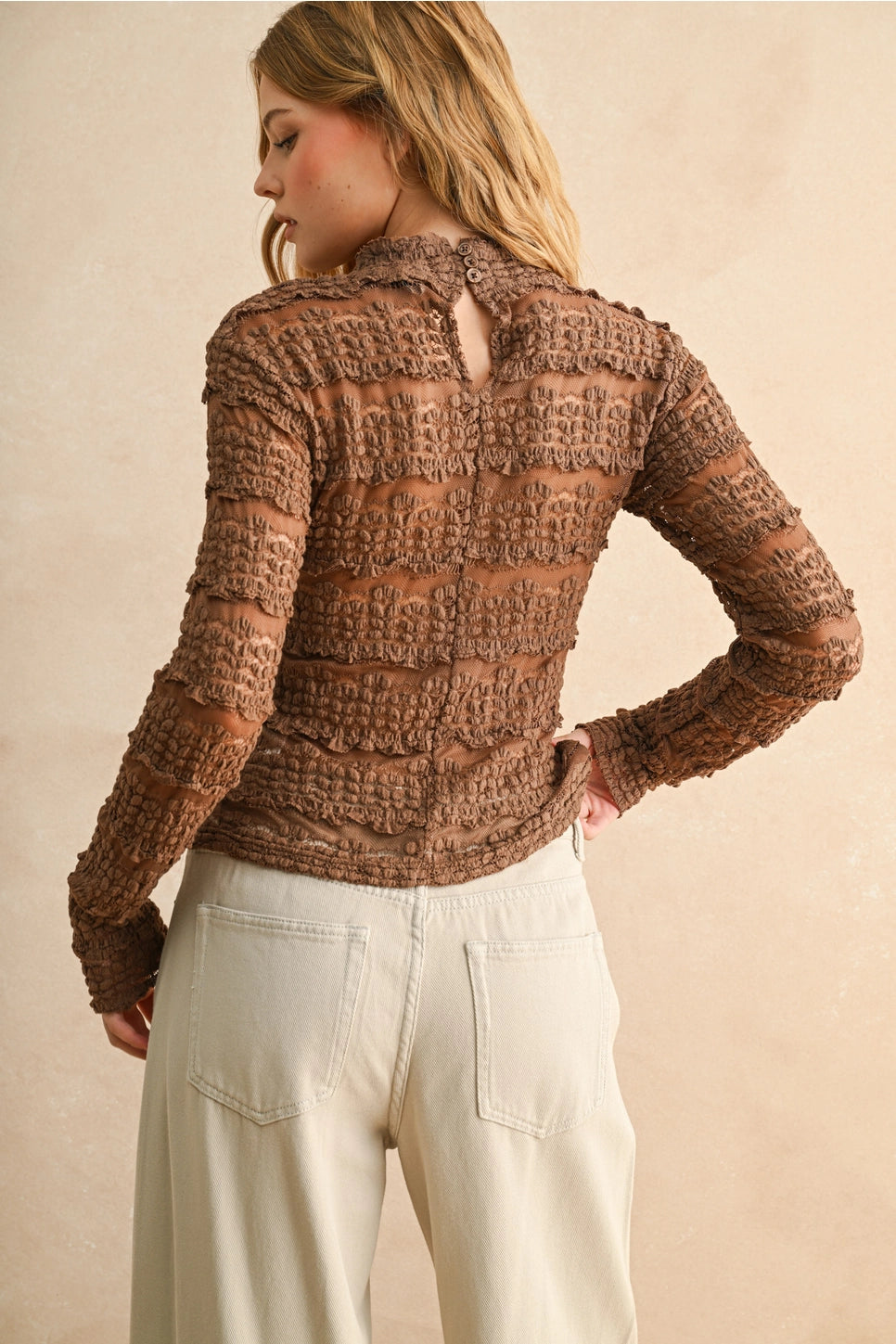 Buttercream Lace Blouse