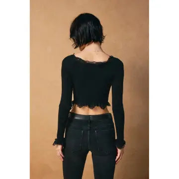 Windward Lace Long Sleeves Sweater