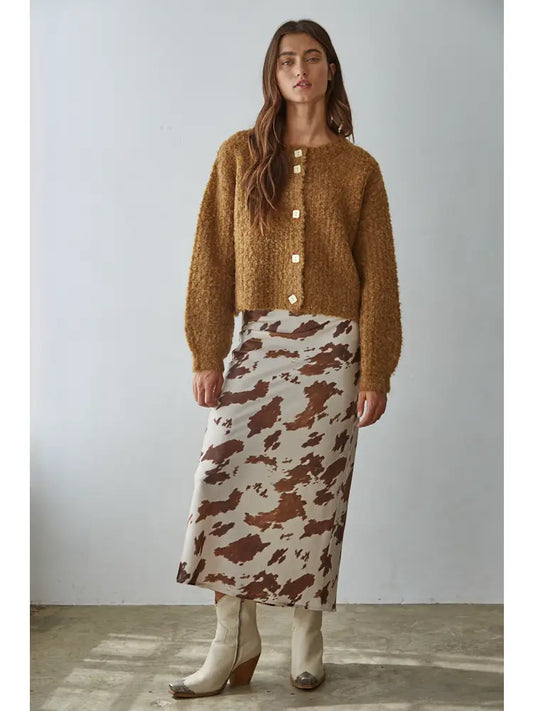 Carla Plush Cardigan Sweater Top