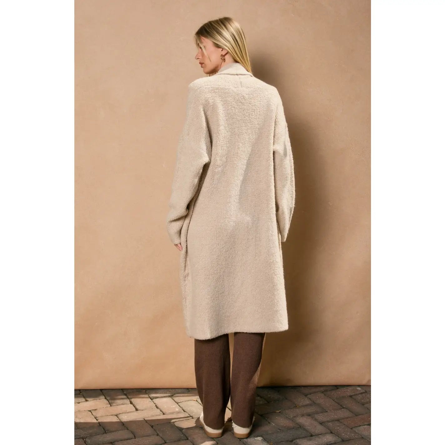 Open Front Long Cardigan