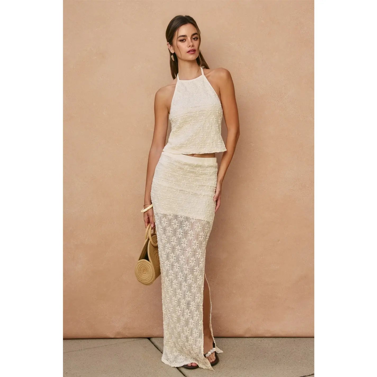 Breeze & Blossom Halter Neck Top