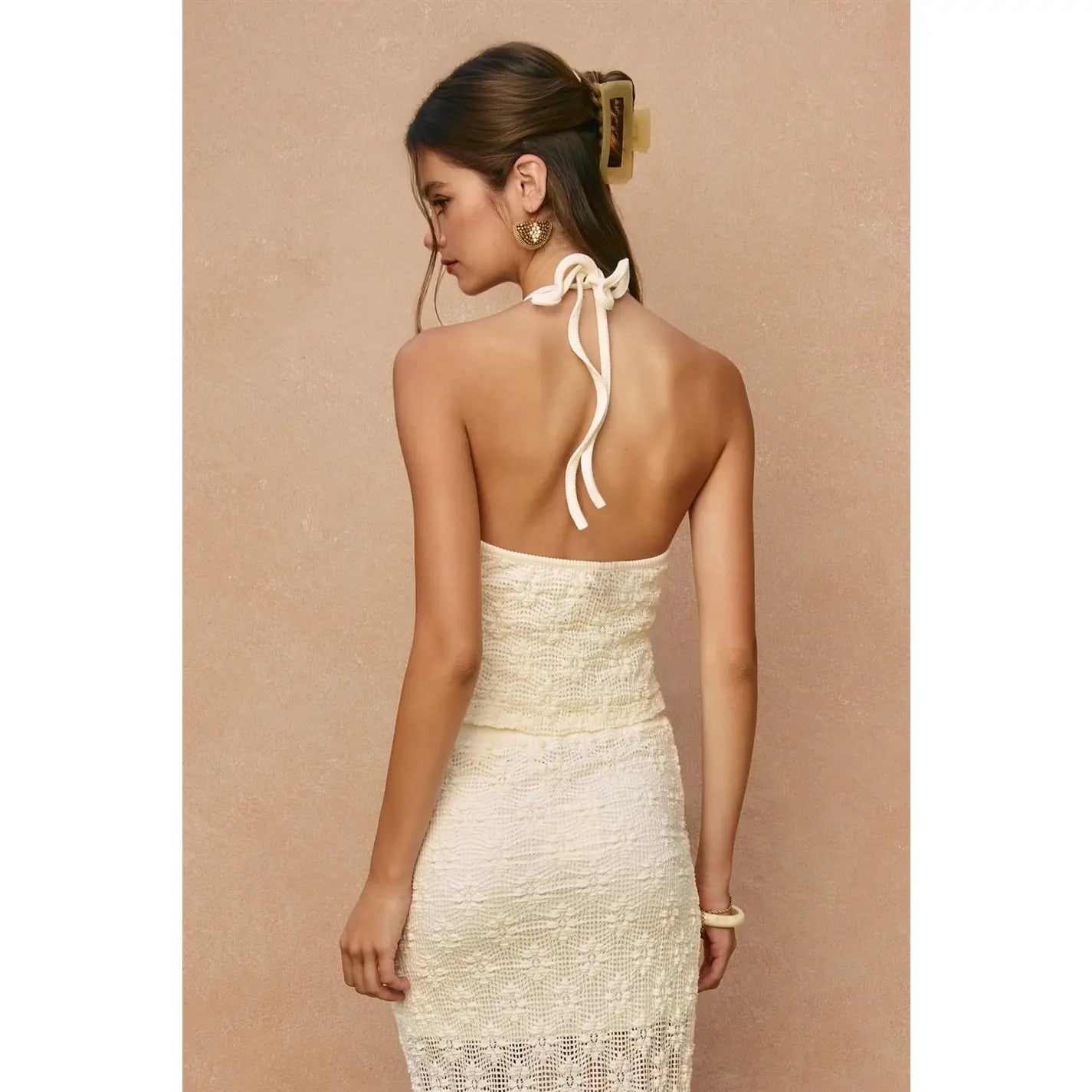 Breeze & Blossom Halter Neck Top