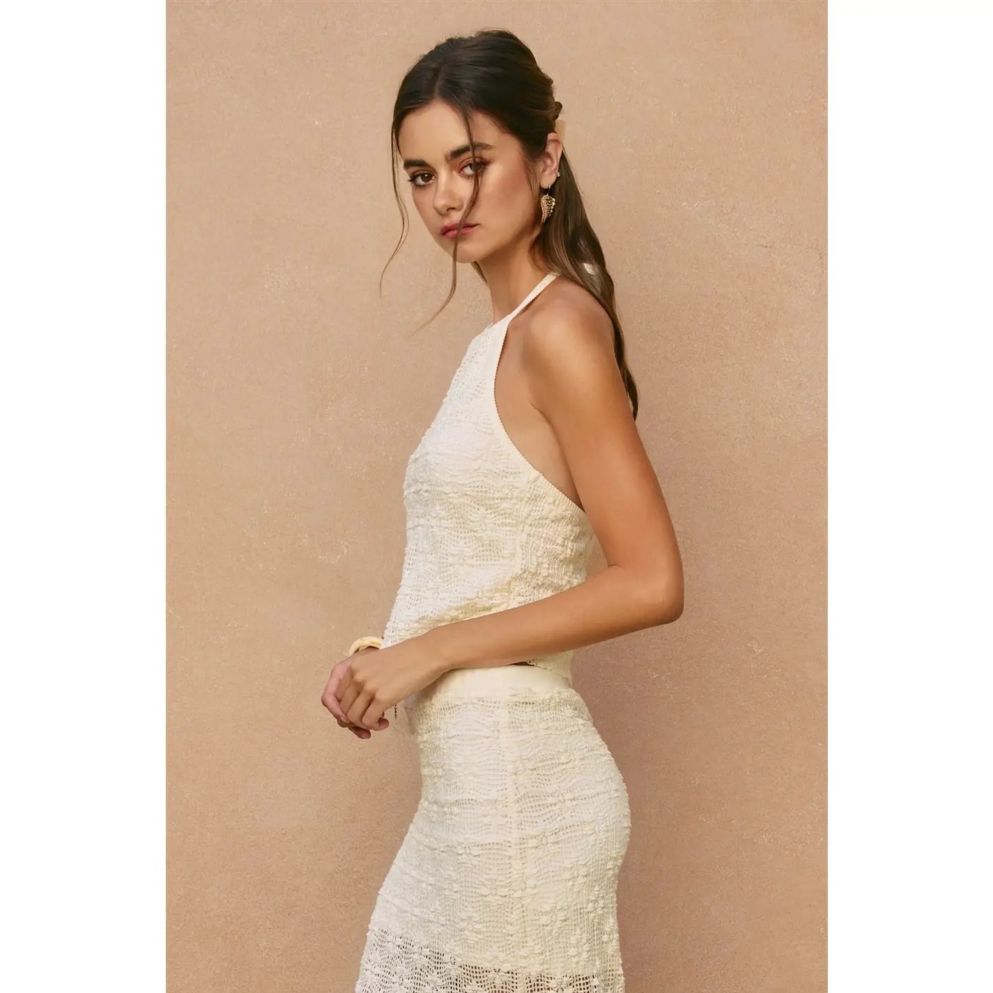 Breeze & Blossom Halter Neck Top
