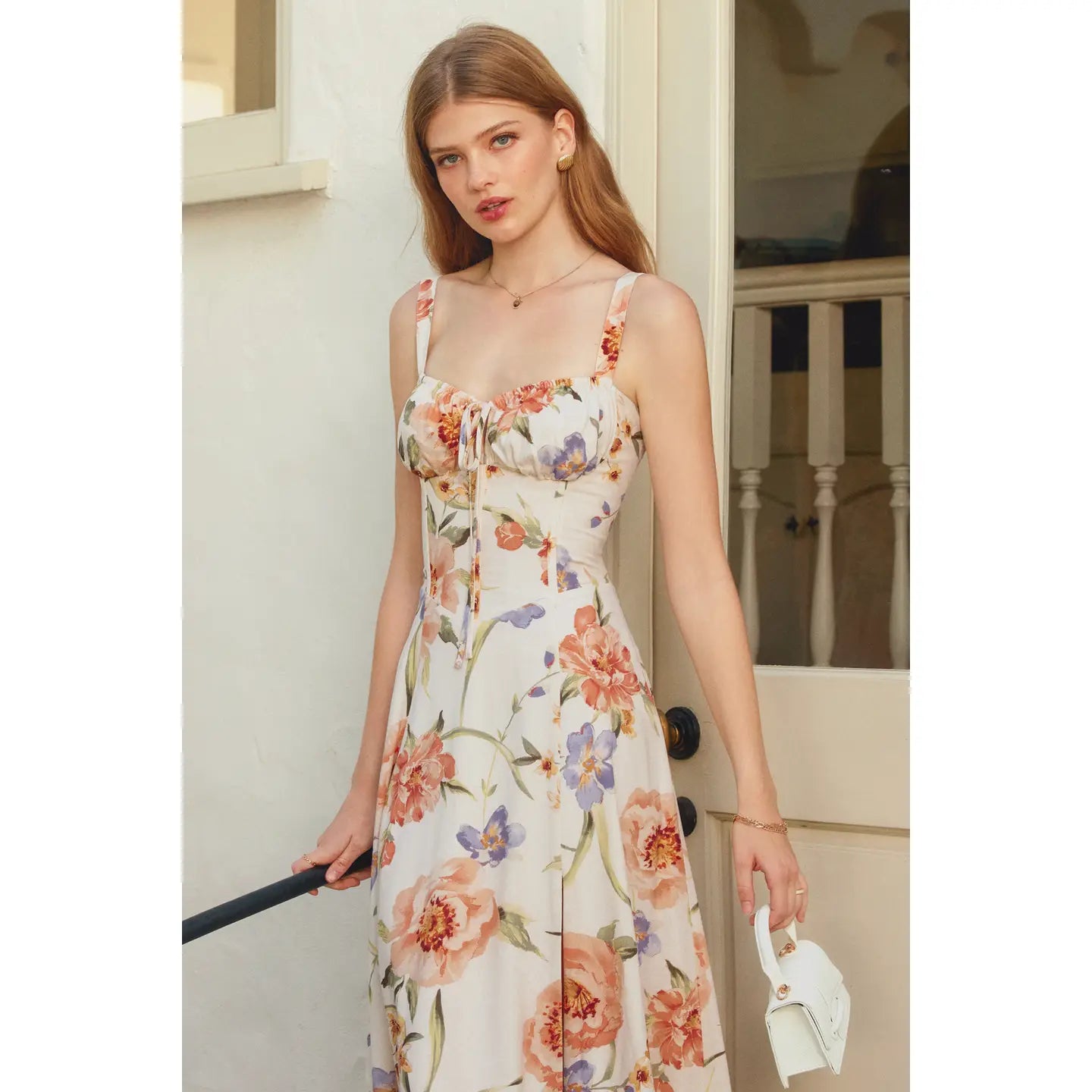 Honeysuckle Drift Corset Sweetheart Dress