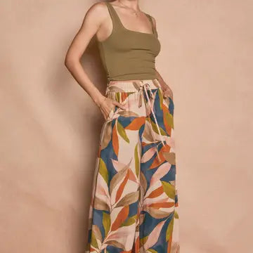 Destinations Wide Leg Pull On Pants