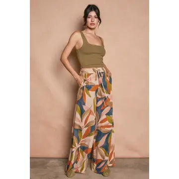 Destinations Wide Leg Pull On Pants