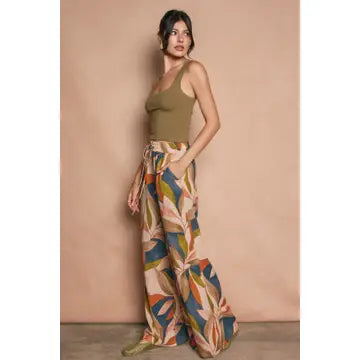 Destinations Wide Leg Pull On Pants