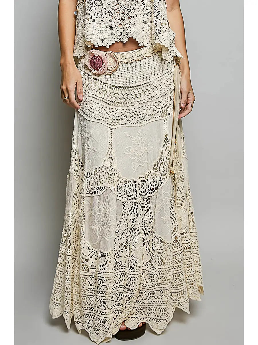 Crochet Patterns Embroidered Maxi Skirt