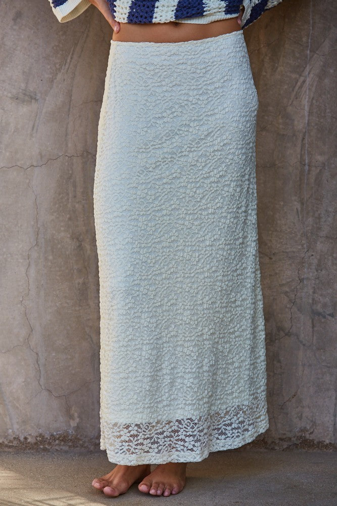 Salvatore Floral Lace Skirt Salvatore Floral Lace Skirt