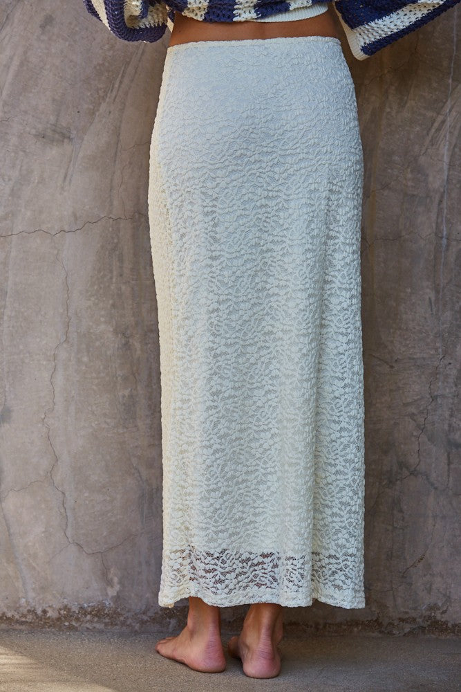Salvatore Floral Lace Skirt Salvatore Floral Lace Skirt