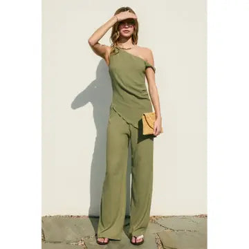 Soft Stretch Relaxed Pull On Pants