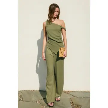 Soft Stretch Relaxed Pull On Pants