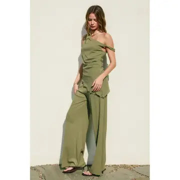 Soft Stretch Relaxed Pull On Pants