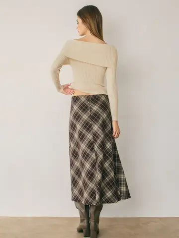 Espresso Midi Skirt