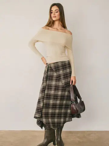Espresso Midi Skirt