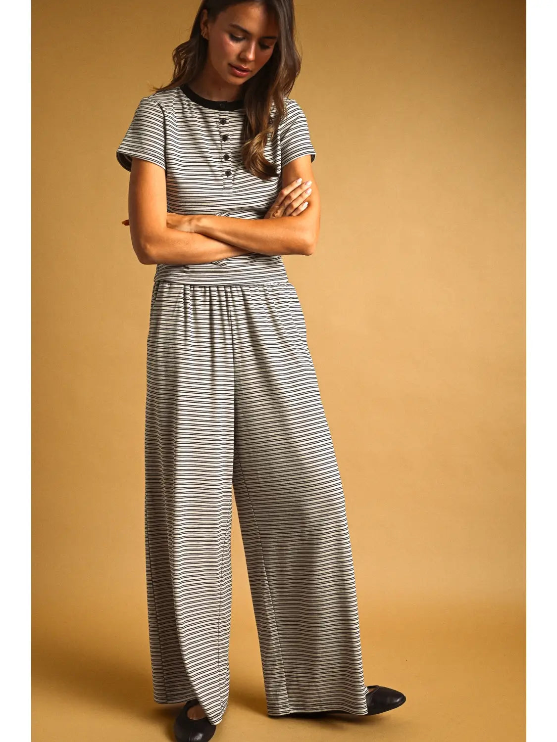 Blair Half Button Top