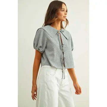 Sunshine Gingham Top