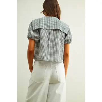 Sunshine Gingham Top
