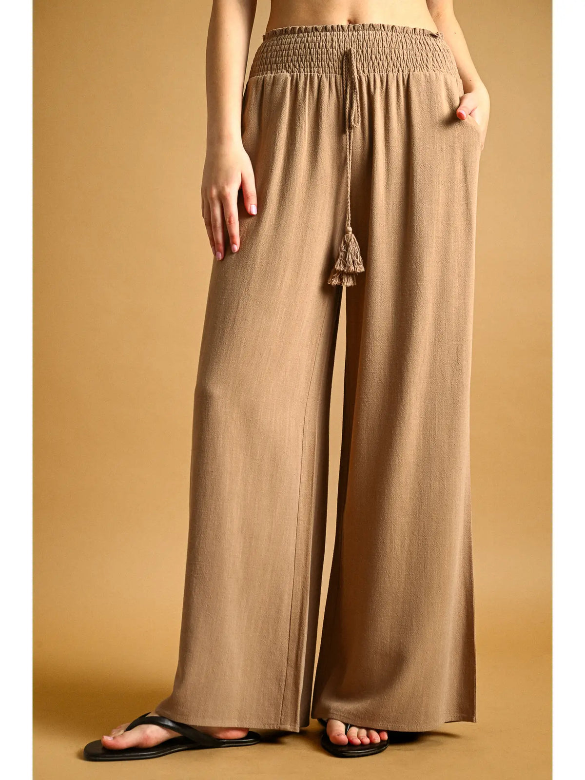 Cozy Season Smocked Waist Pants
