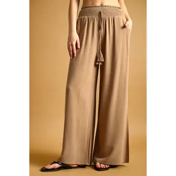 Cozy Season Smocked Waist Pants