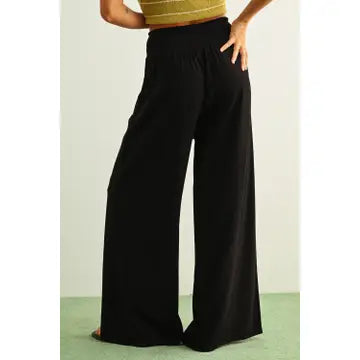 Cozy Season Smocked Waist Pants