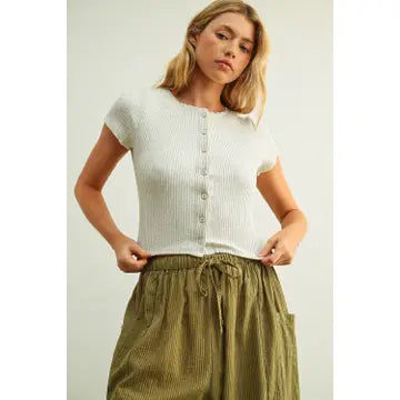 Go Getter Ribbed Top