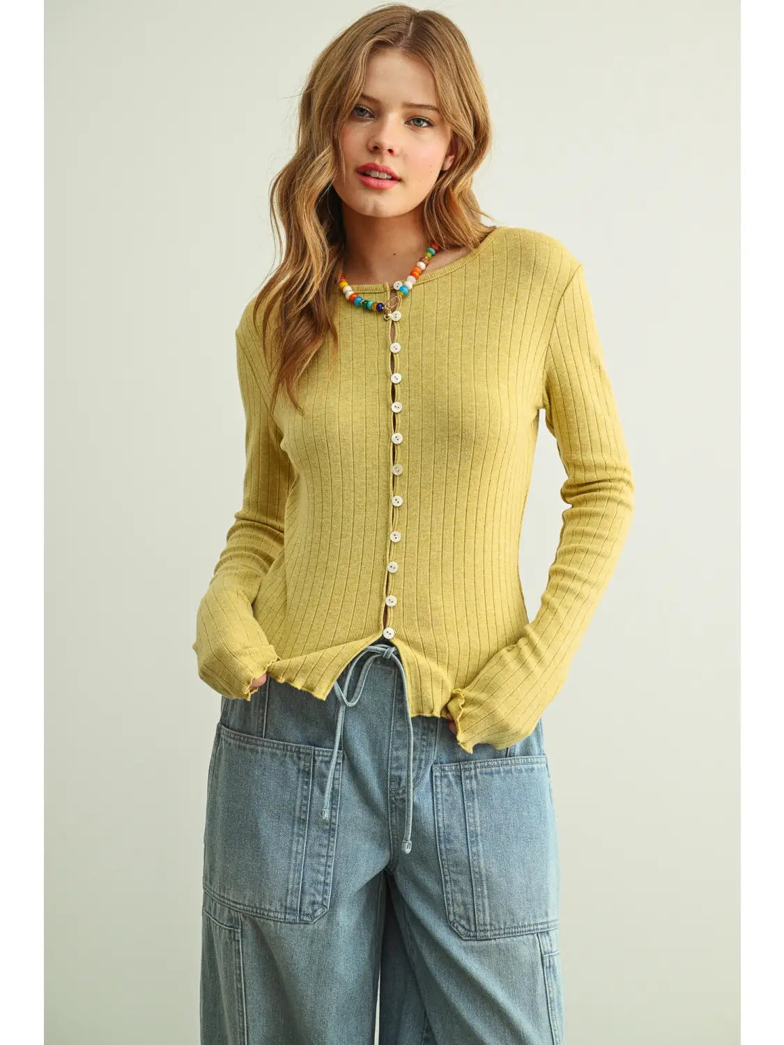 Autumn Rose Long Sleeve Knit Top