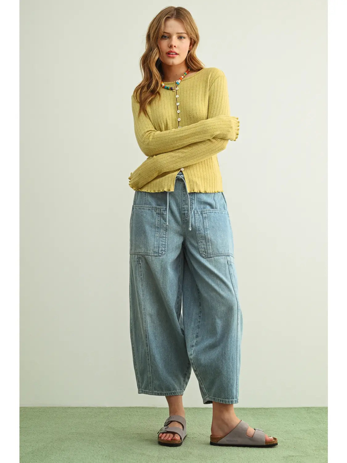 Autumn Rose Long Sleeve Knit Top