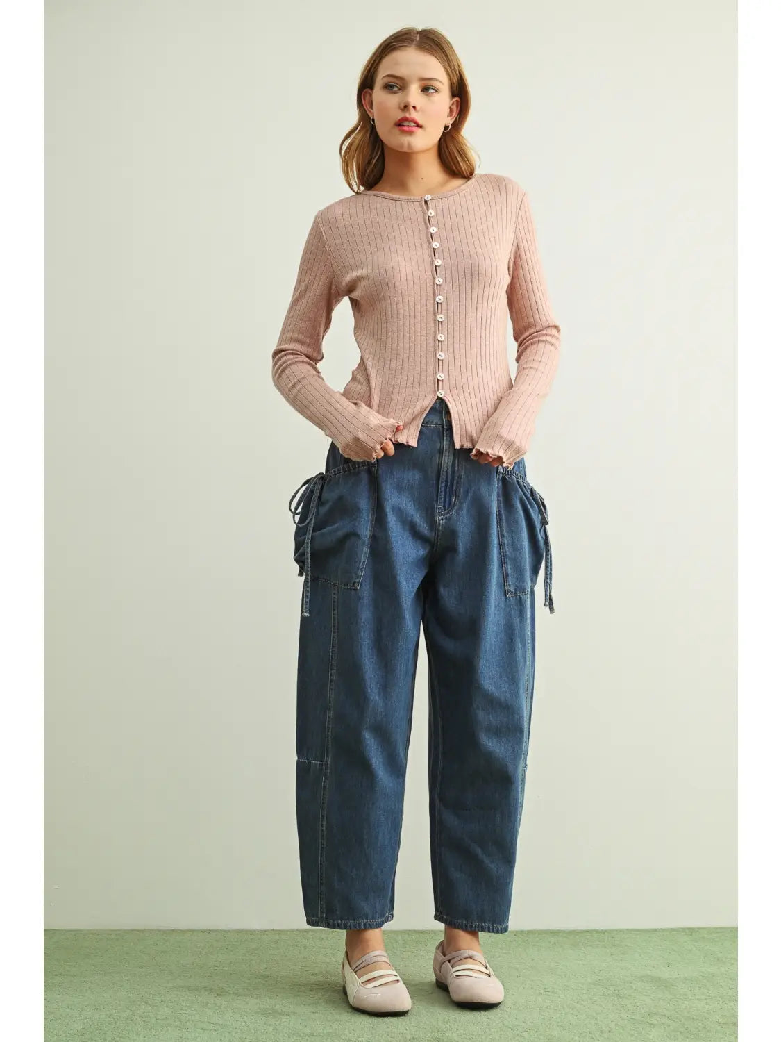 Autumn Rose Long Sleeve Knit Top