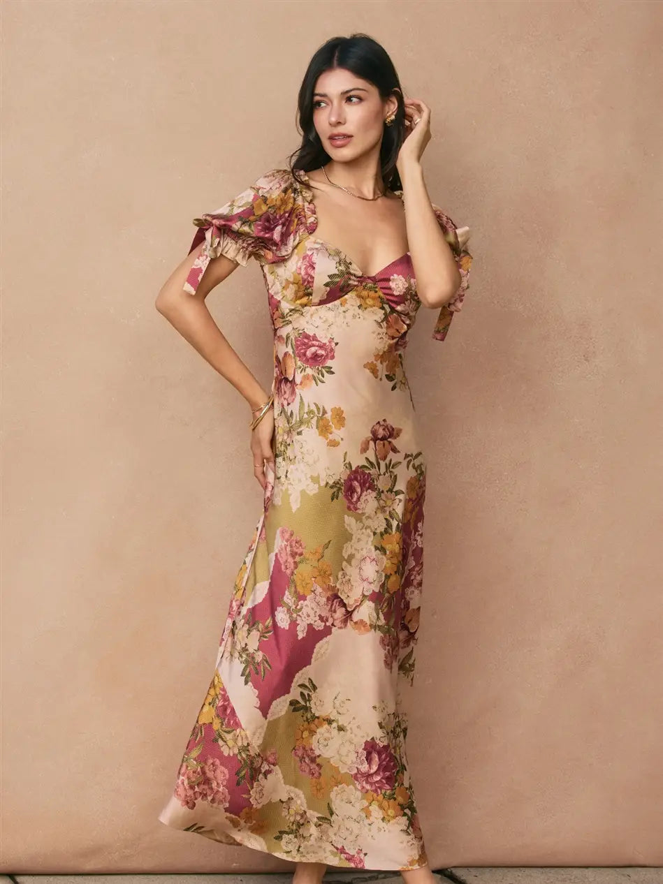 Fresh Off The Market Midi Dress