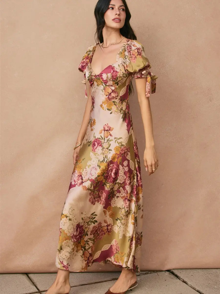 Fresh Off The Market Midi Dress