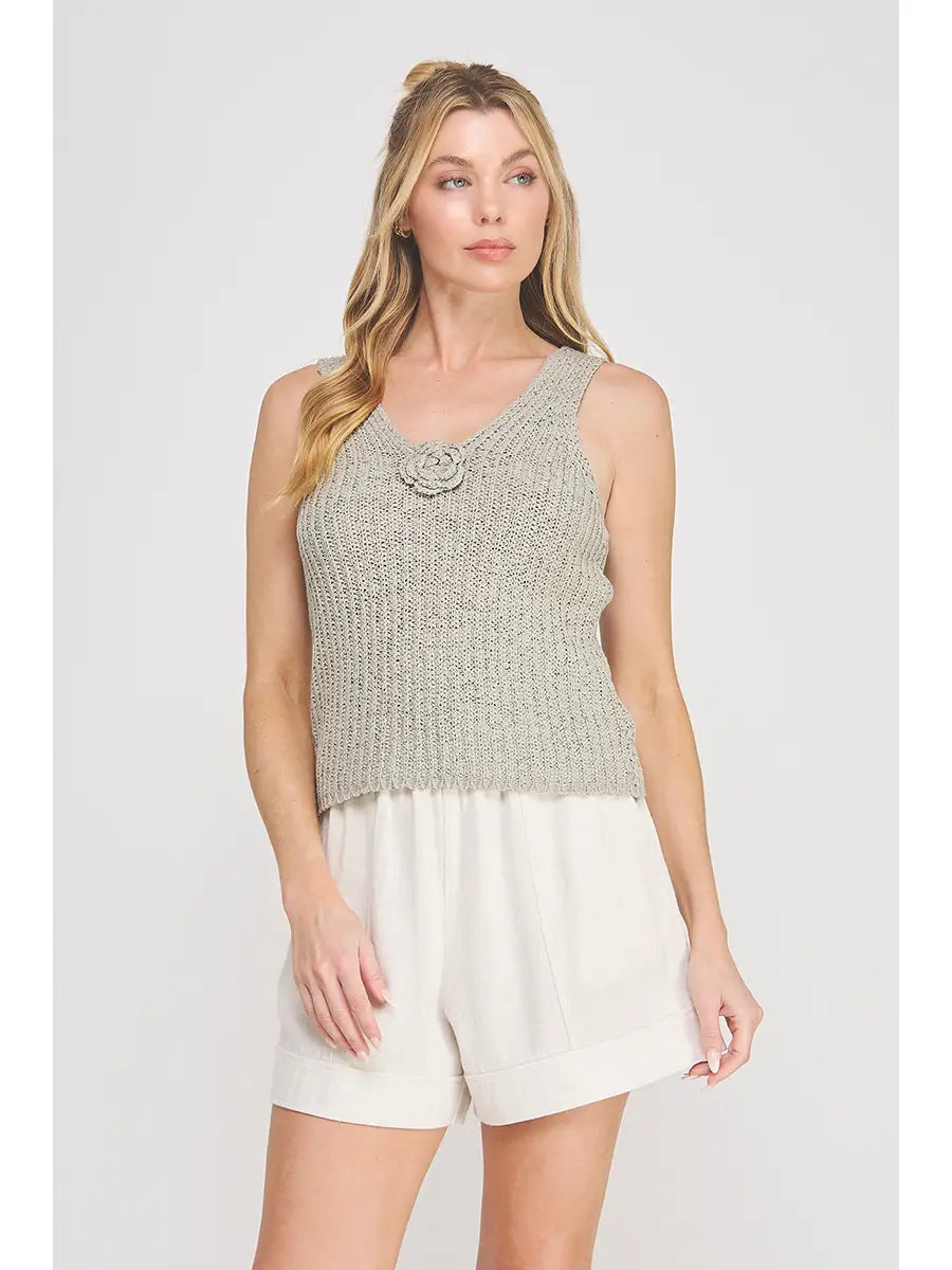 Once In A Lifetime Sweater Tank Top
